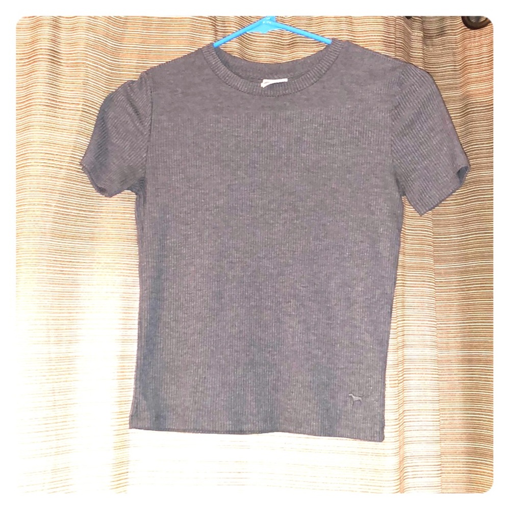 PINK grey top